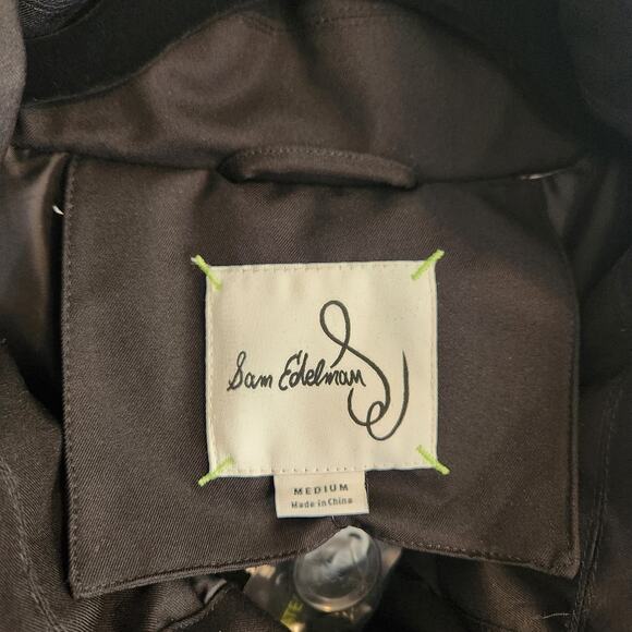 Sam Edelman Women's Size‎ Medium Asymmetrical Wing Collar Puffer Jacket New - Picture 4 of 4